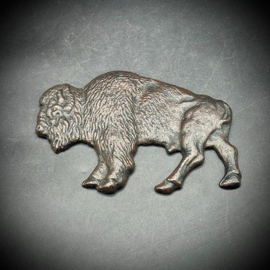 Vintage Cast Iron Buffalo Hanging Wall Decor