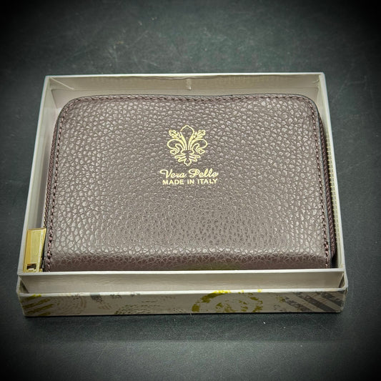 New in Box Vera Pelle Leather Wallet - Made in Italy