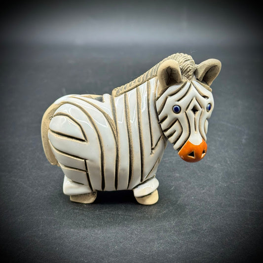 Artesania Rinconada Signed Zebra Figurine