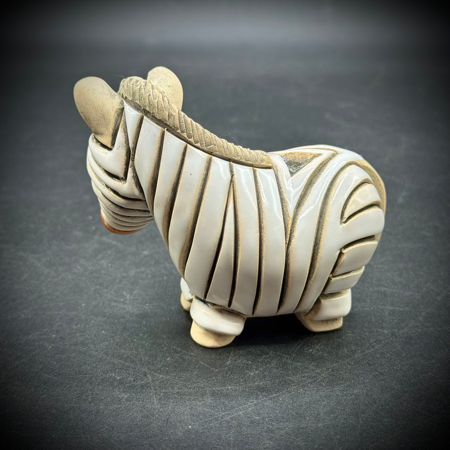 Artesania Rinconada Signed Zebra Figurine
