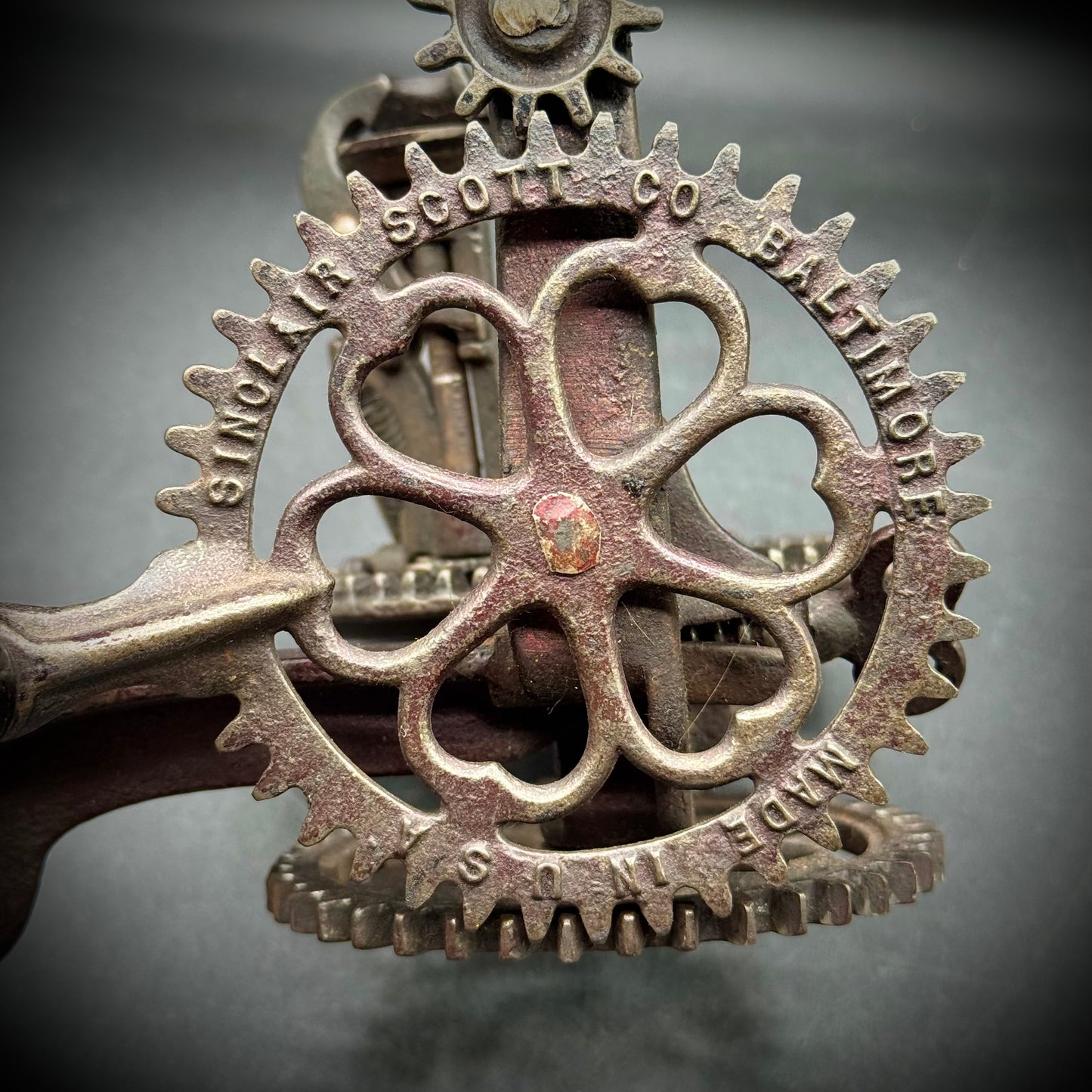Sinclair Scott Co. Baltimore Cast Iron Apple Peeler