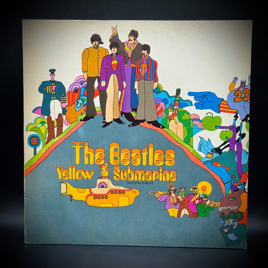 Vintage Beatles Vinyl Record "Yellow Submarine" RARE European Pressing