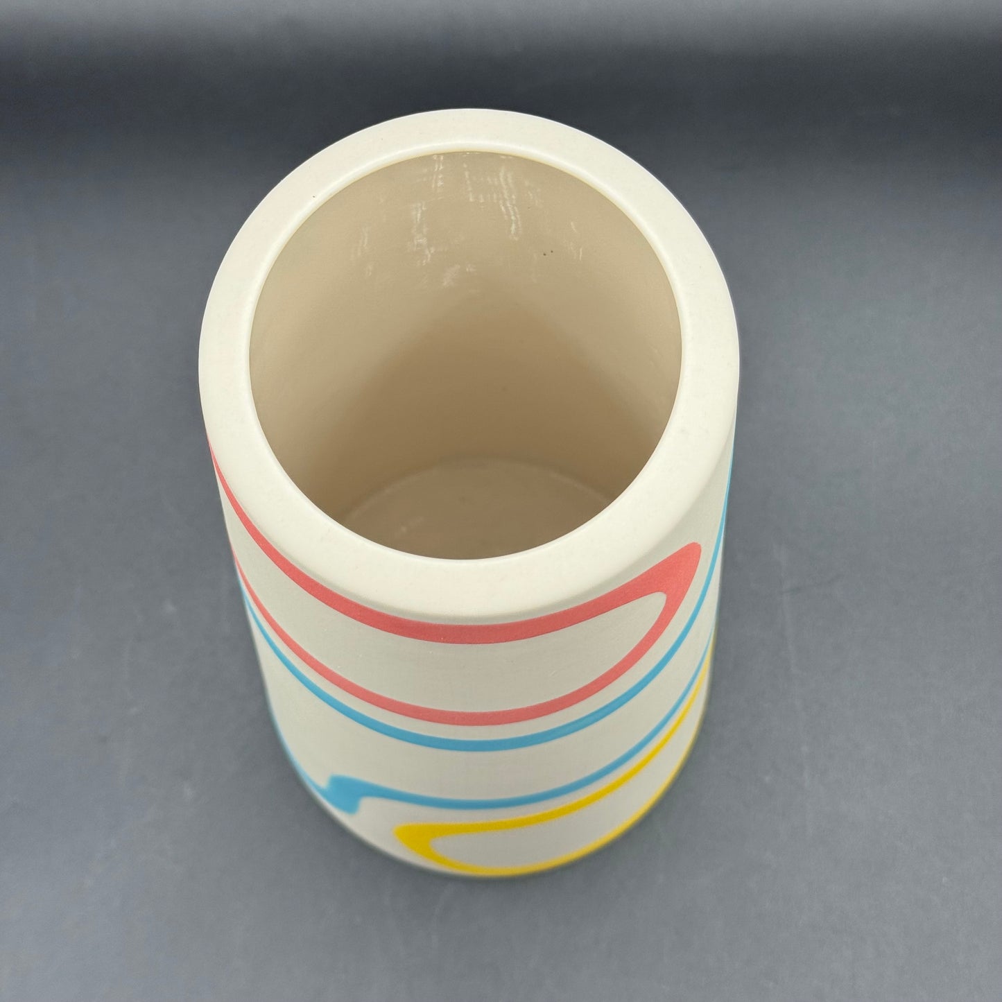 Franca For Clay Brooklyn NYC RARE & Retired Color Lines Vase