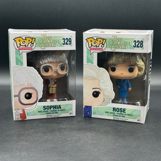 New In Box "Golden Girls" Funko Pops - Rose & Sophia
