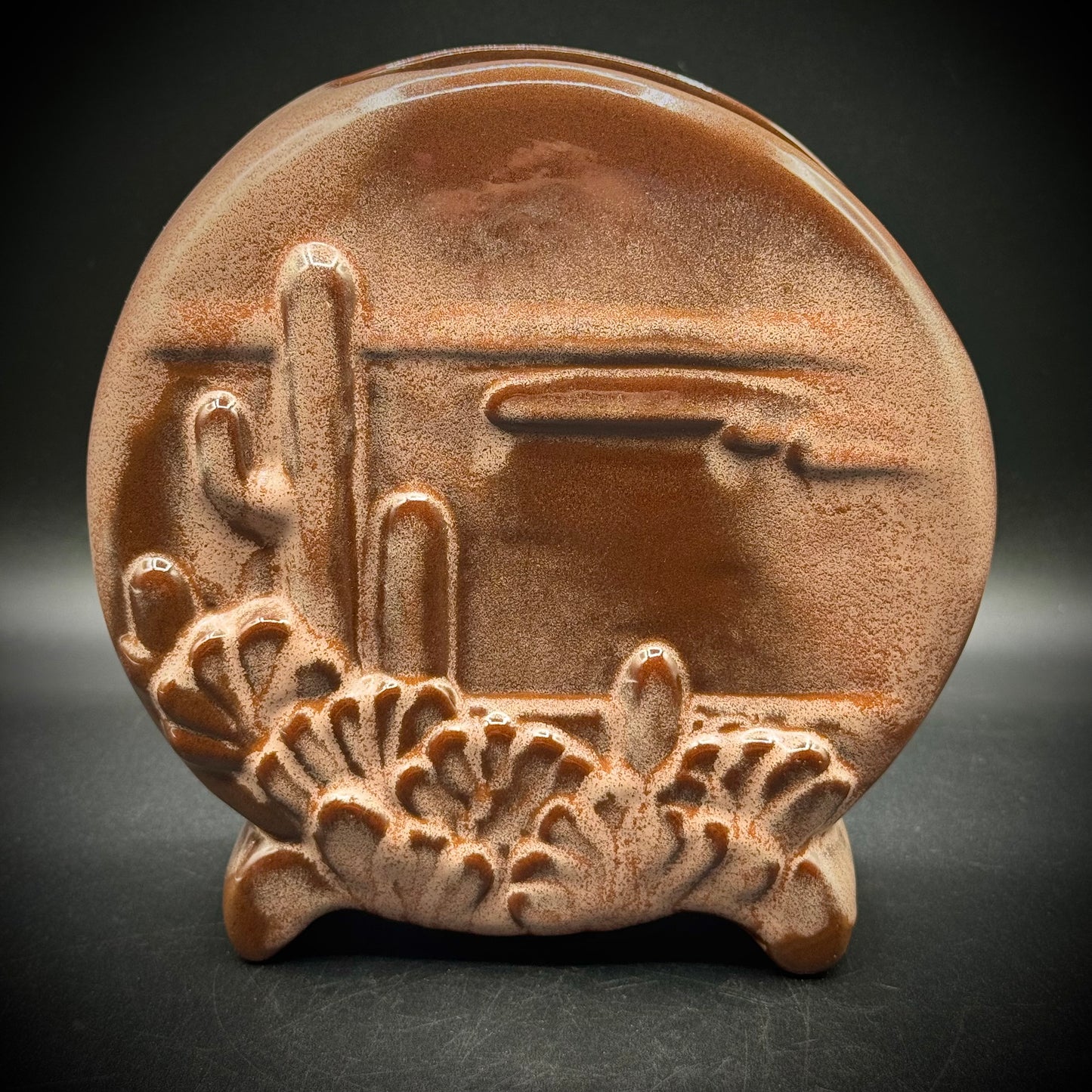 MCM Frankoma Desert Motif Vase