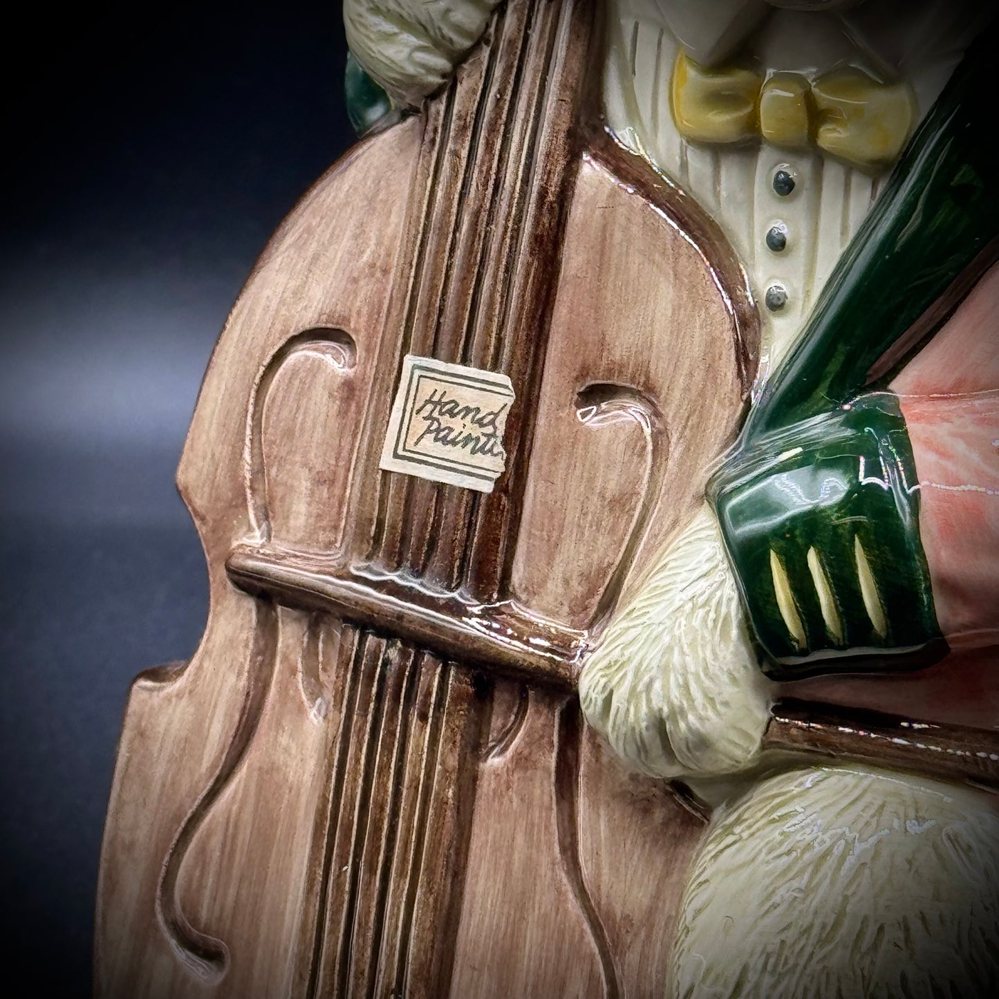 Vintage 1986 Fitz & Floyd Whimsical Cat Cello Pitcher