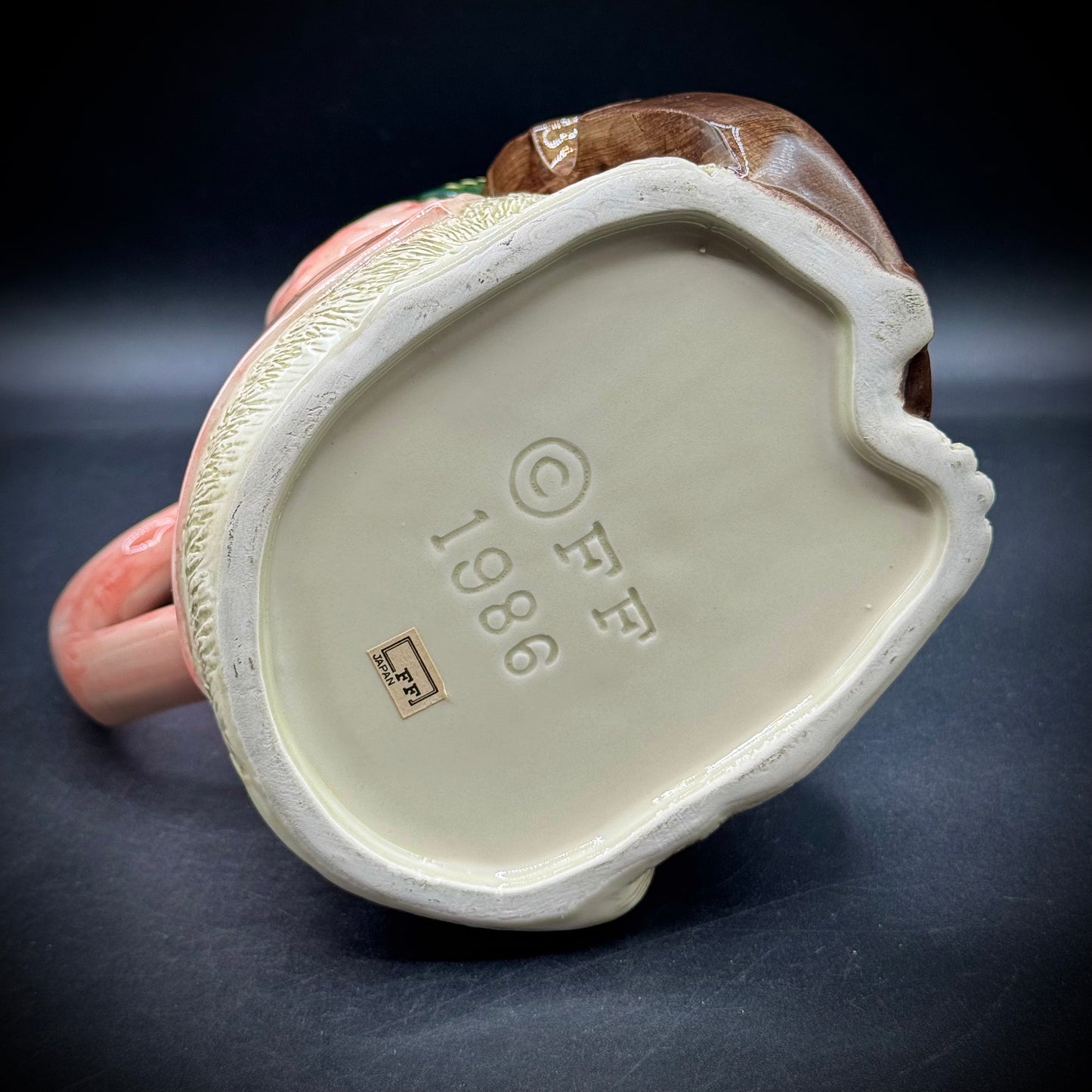 Vintage 1986 Fitz & Floyd Whimsical Cat Cello Pitcher