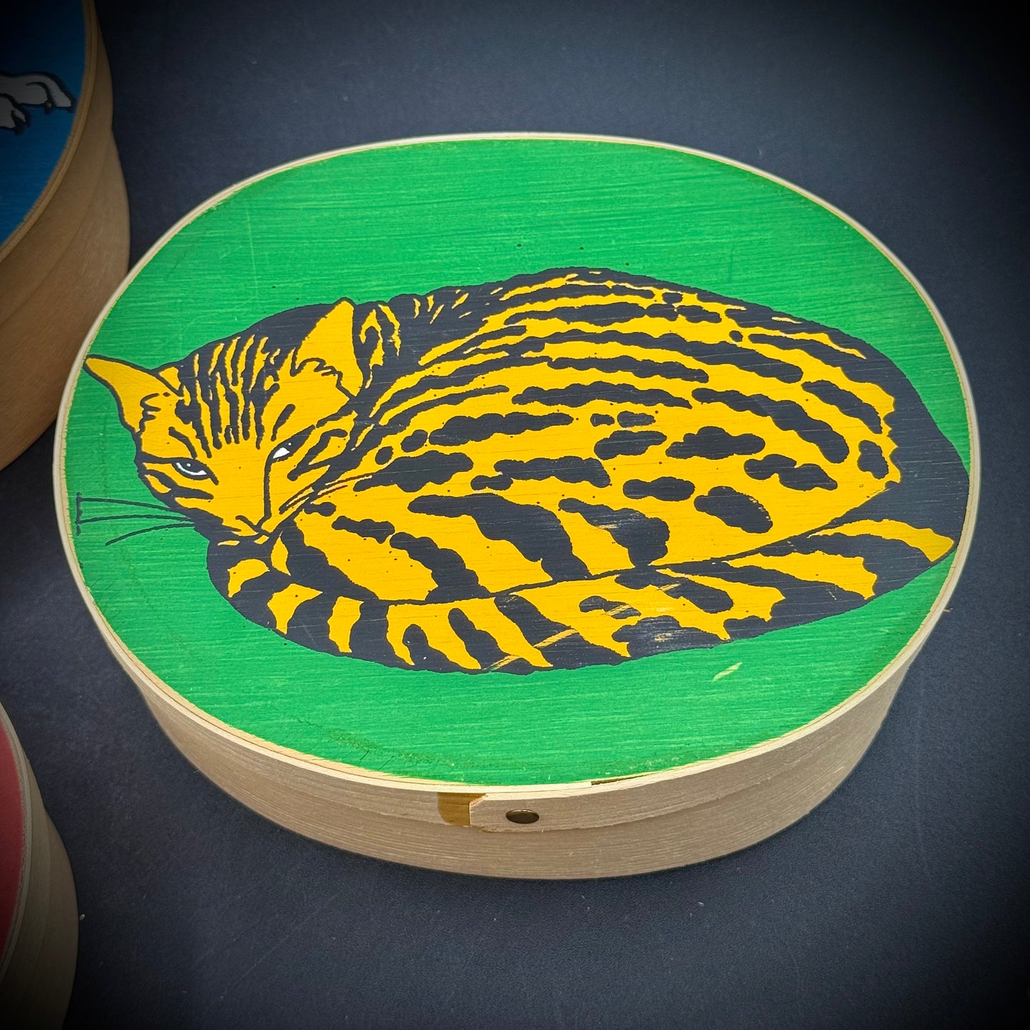 Amazing 4-Tier Cat Motif Shaker Nesting Box Set