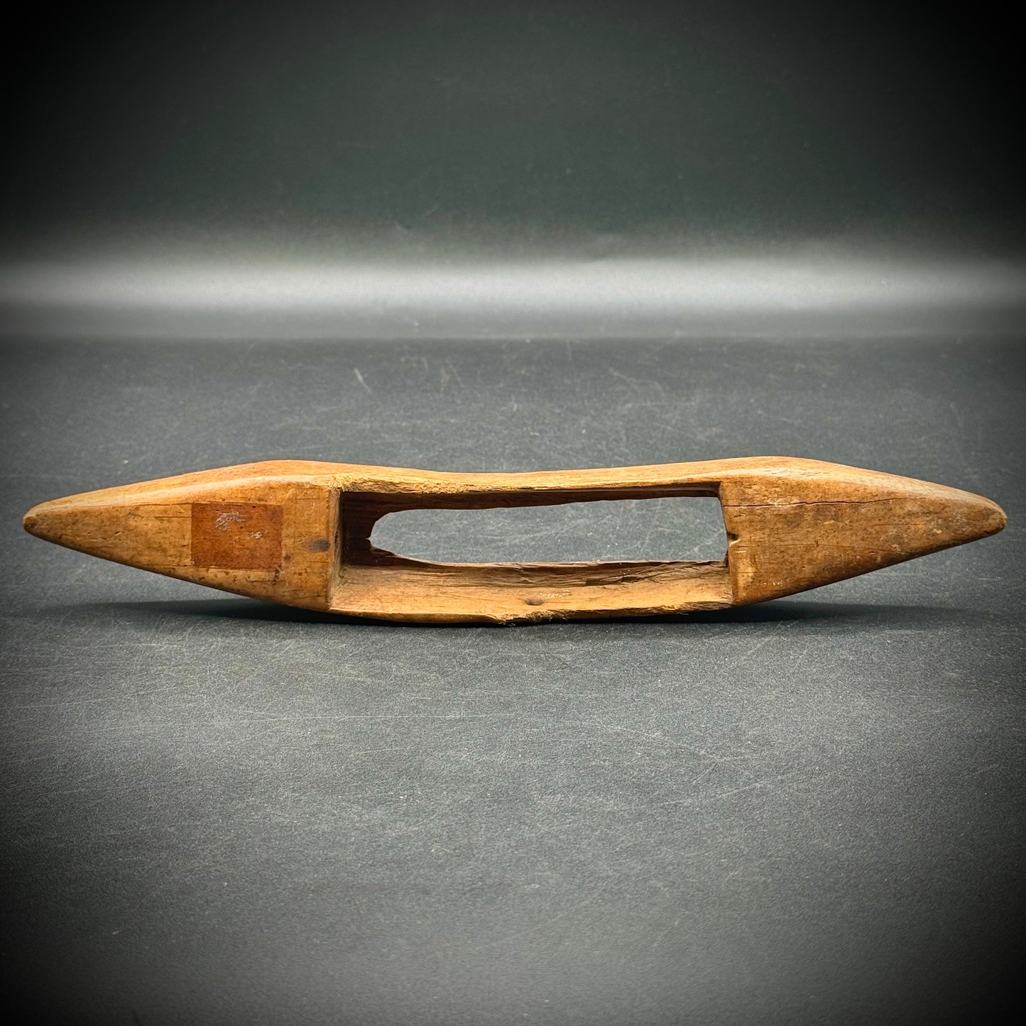 Antique Wood Weaving Shuttle