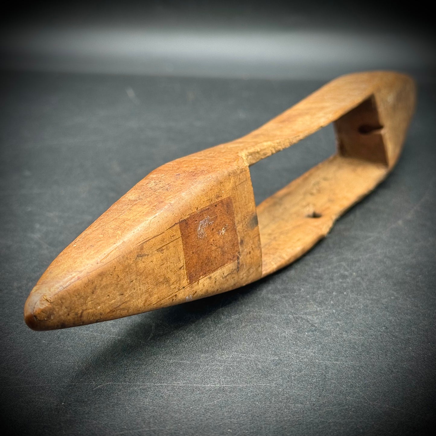 Antique Wood Weaving Shuttle