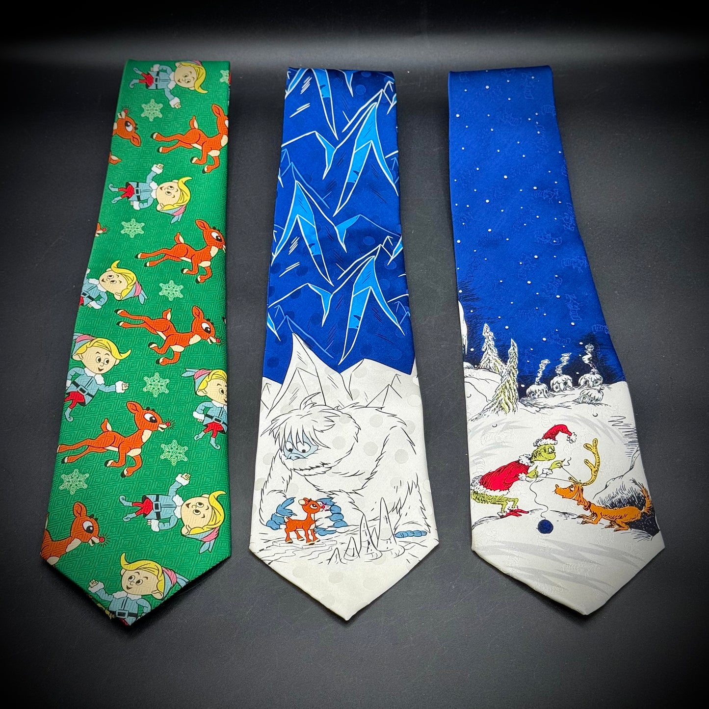 Set of 3 Holiday Cartoon Theme Ties - New with Tags