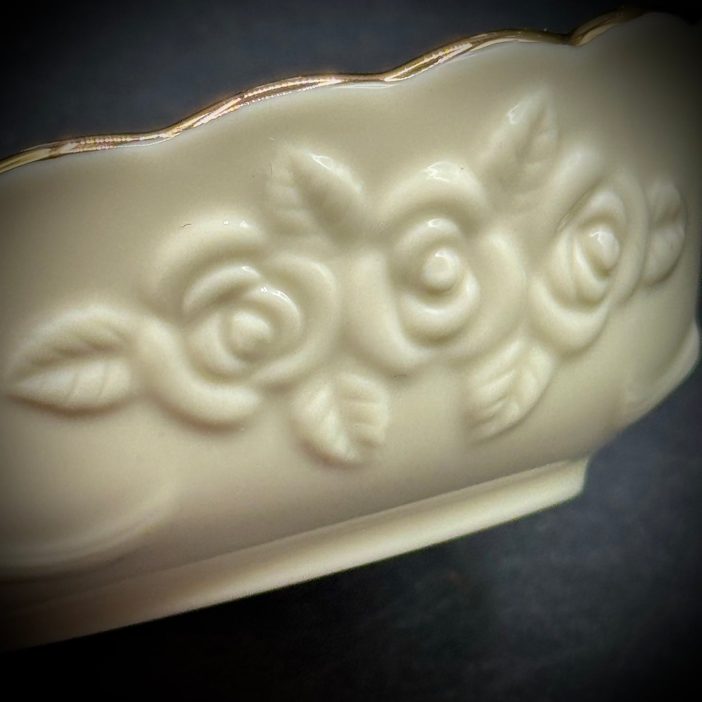 Lenox Flower Motif Candy Dish