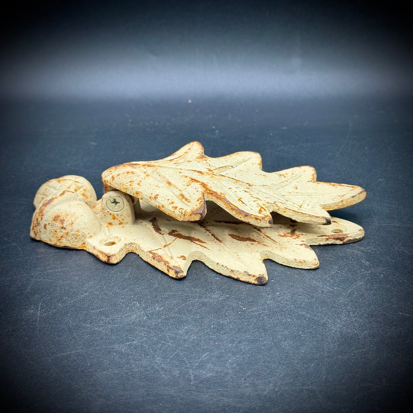 Cast Iron Shabby Chic Acorn & Leaf Door Knocker