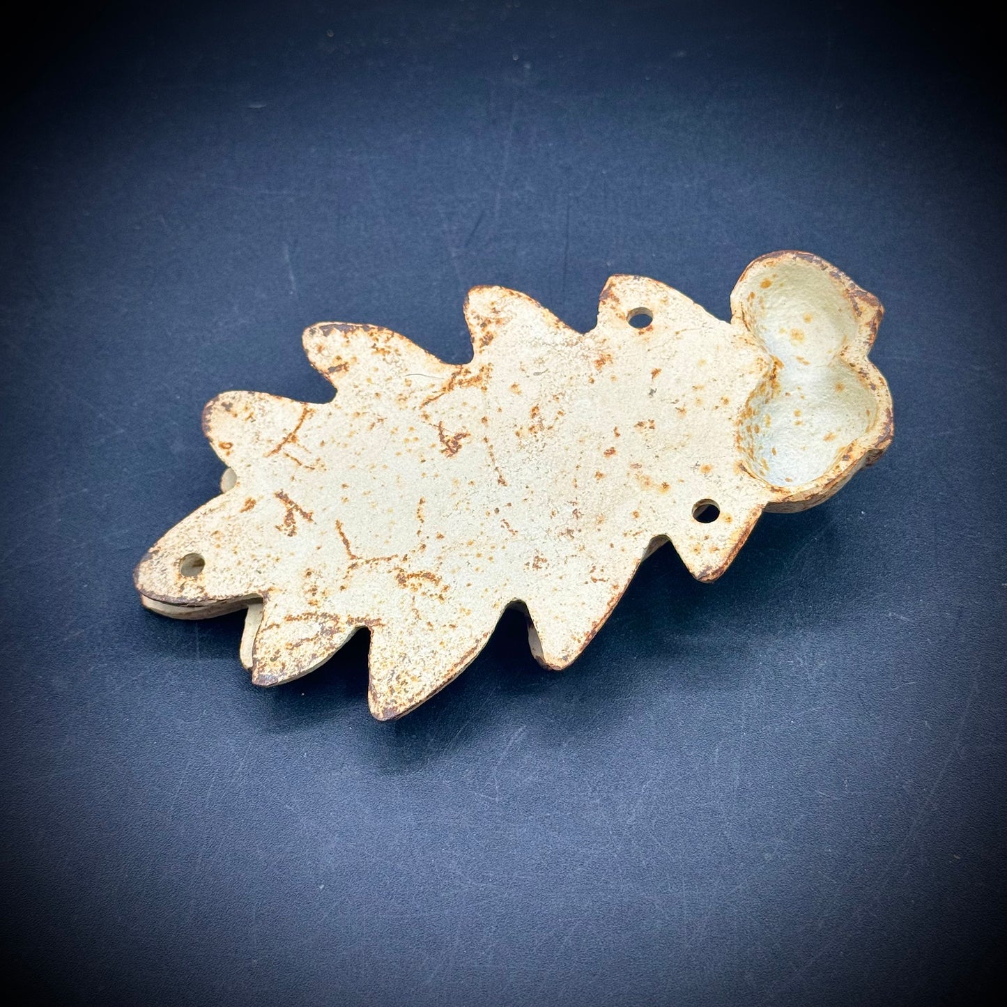 Cast Iron Shabby Chic Acorn & Leaf Door Knocker