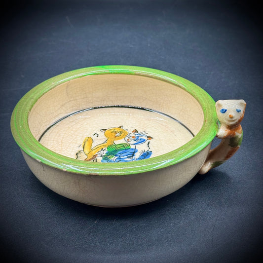 Vintage Cat Motif Bowl Made in Japan