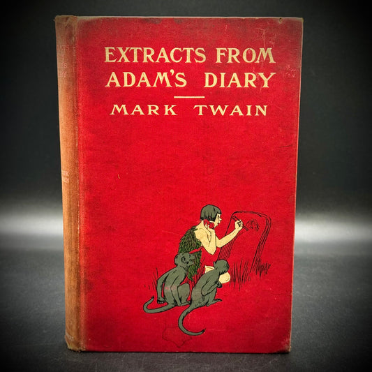 Antique 1904 Edition of "Extracts From Adam's Diary" by Mark Twain