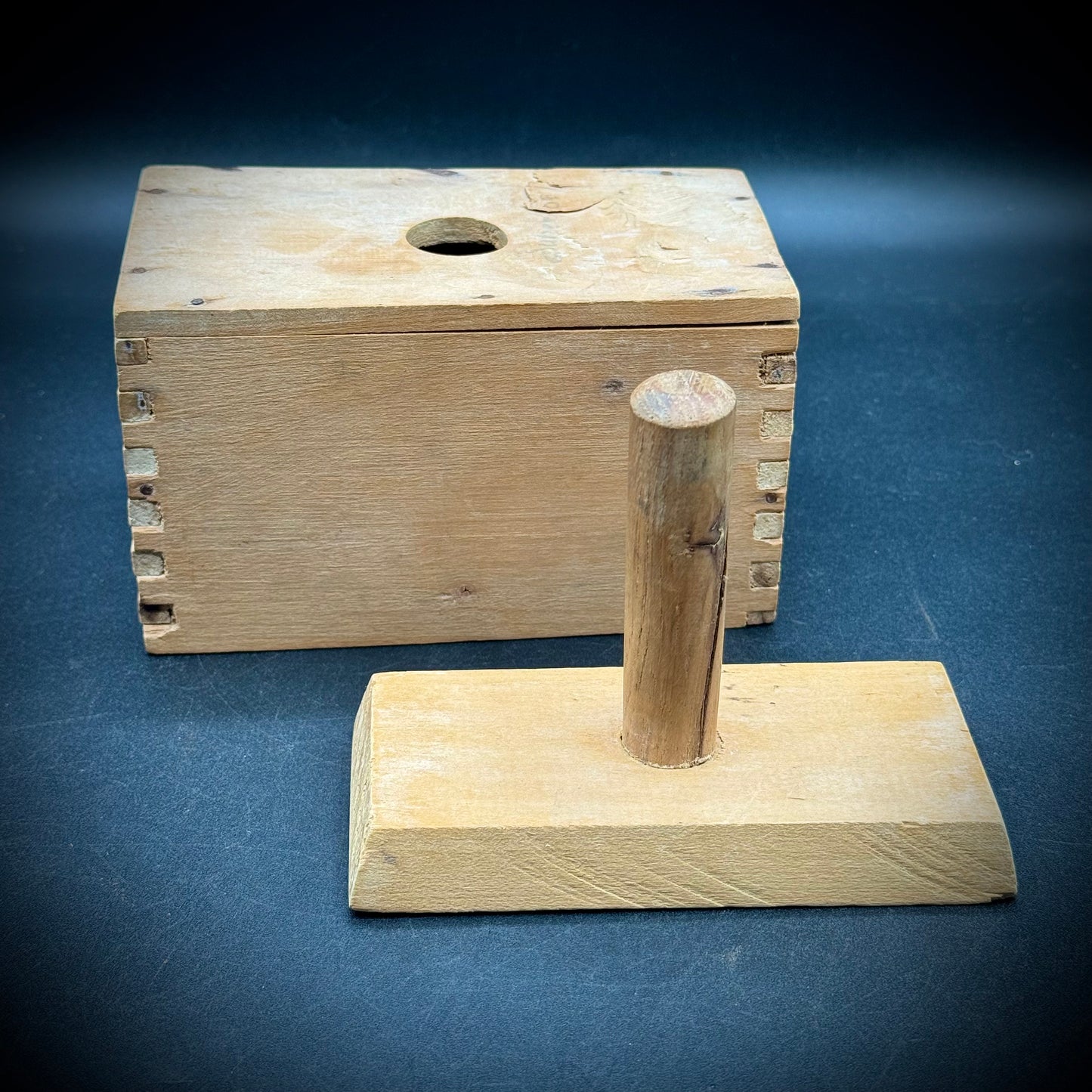 Wood "Superior" Brand Dovetail Butter Mold