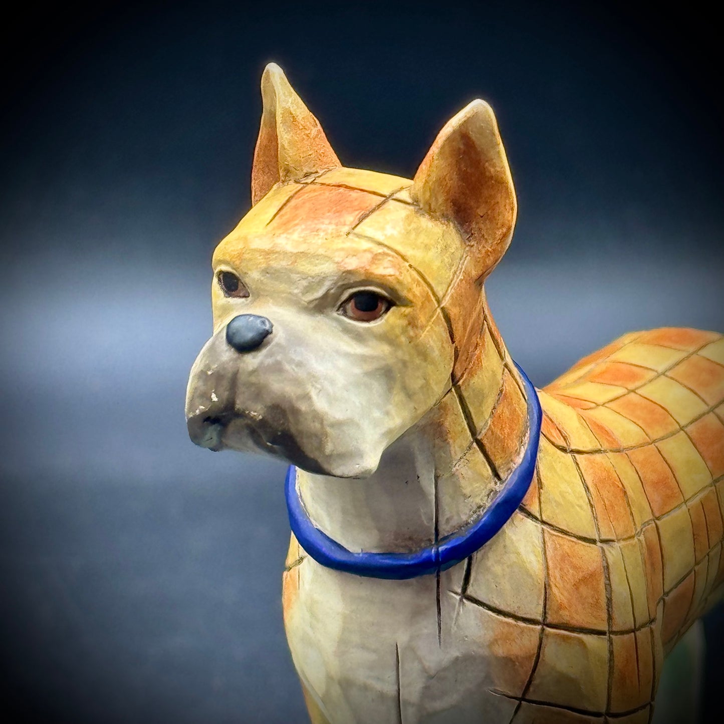 Vintage Heartwood Creek Jim Shore "Lady" Boxer Dog Figurine