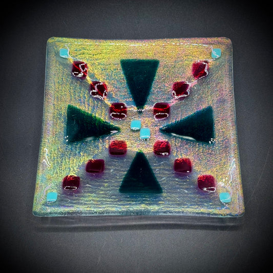 Fused Art Glass Dish