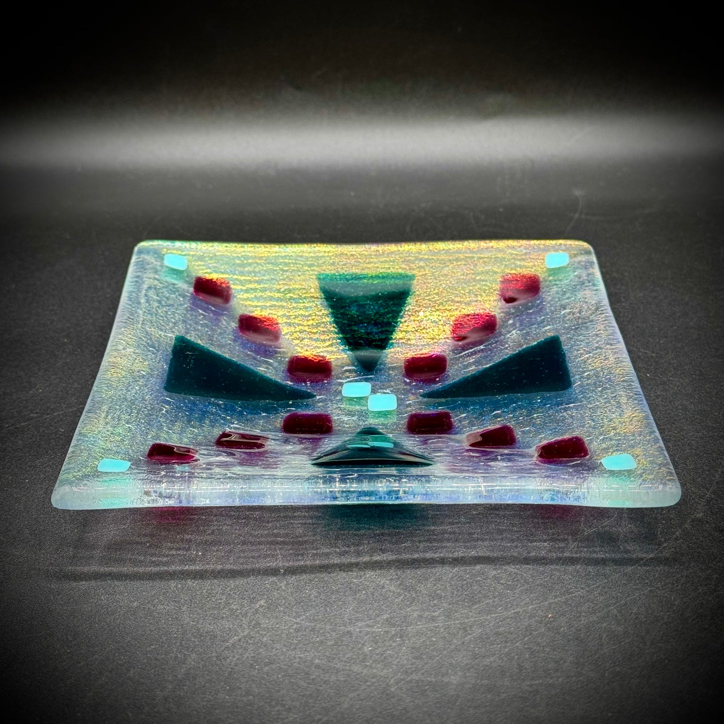 Fused Art Glass Dish