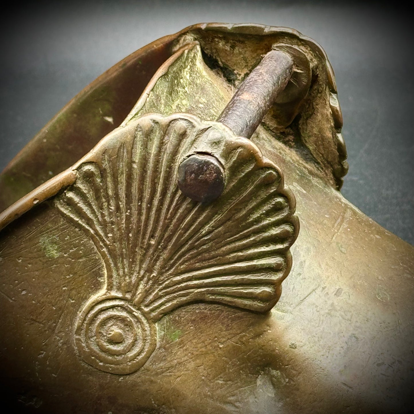 Early 20th Century Brass & Iron Spanish Conquistador Stirrup