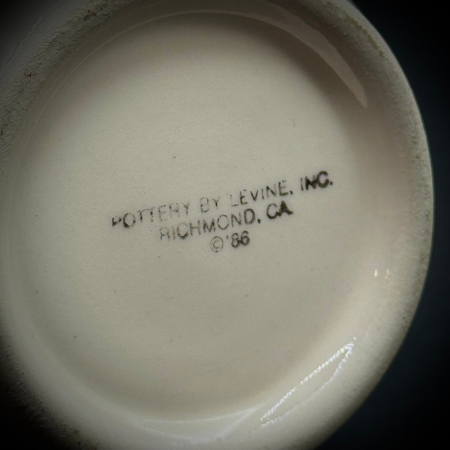 Vintage California Ceramic Floral Tumble Up