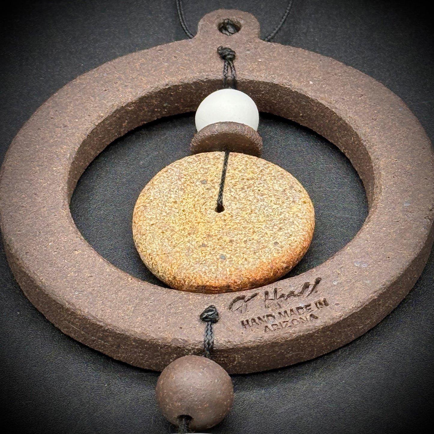 Naked Earth Arizona Artist Tim Hull Porcelain & Stoneware "Journey" Meditation Totem