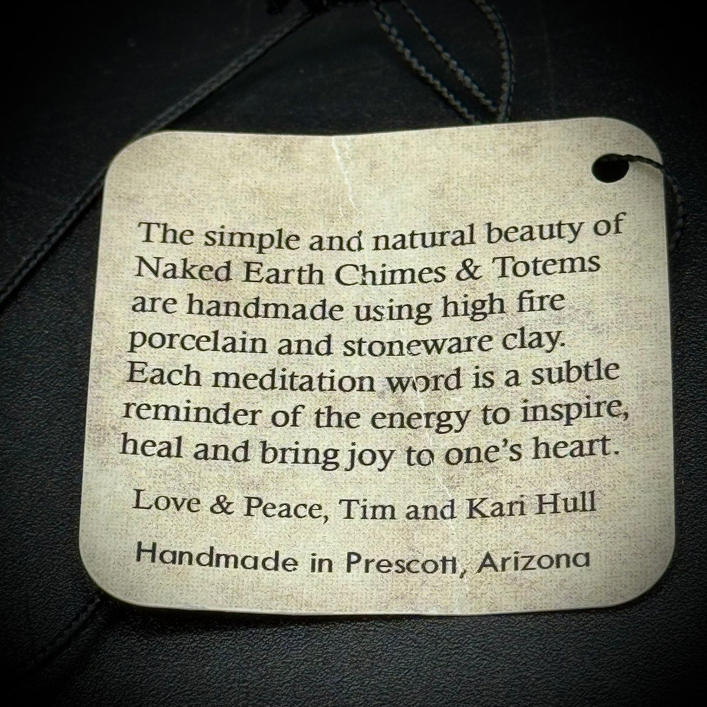Naked Earth Arizona Artist Tim Hull Porcelain & Stoneware "Journey" Meditation Totem