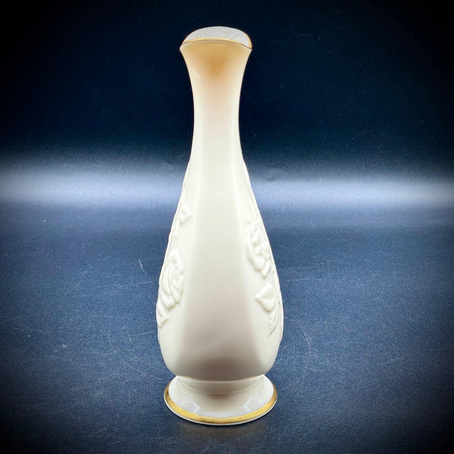 Lenox USA Floral Motif Vase