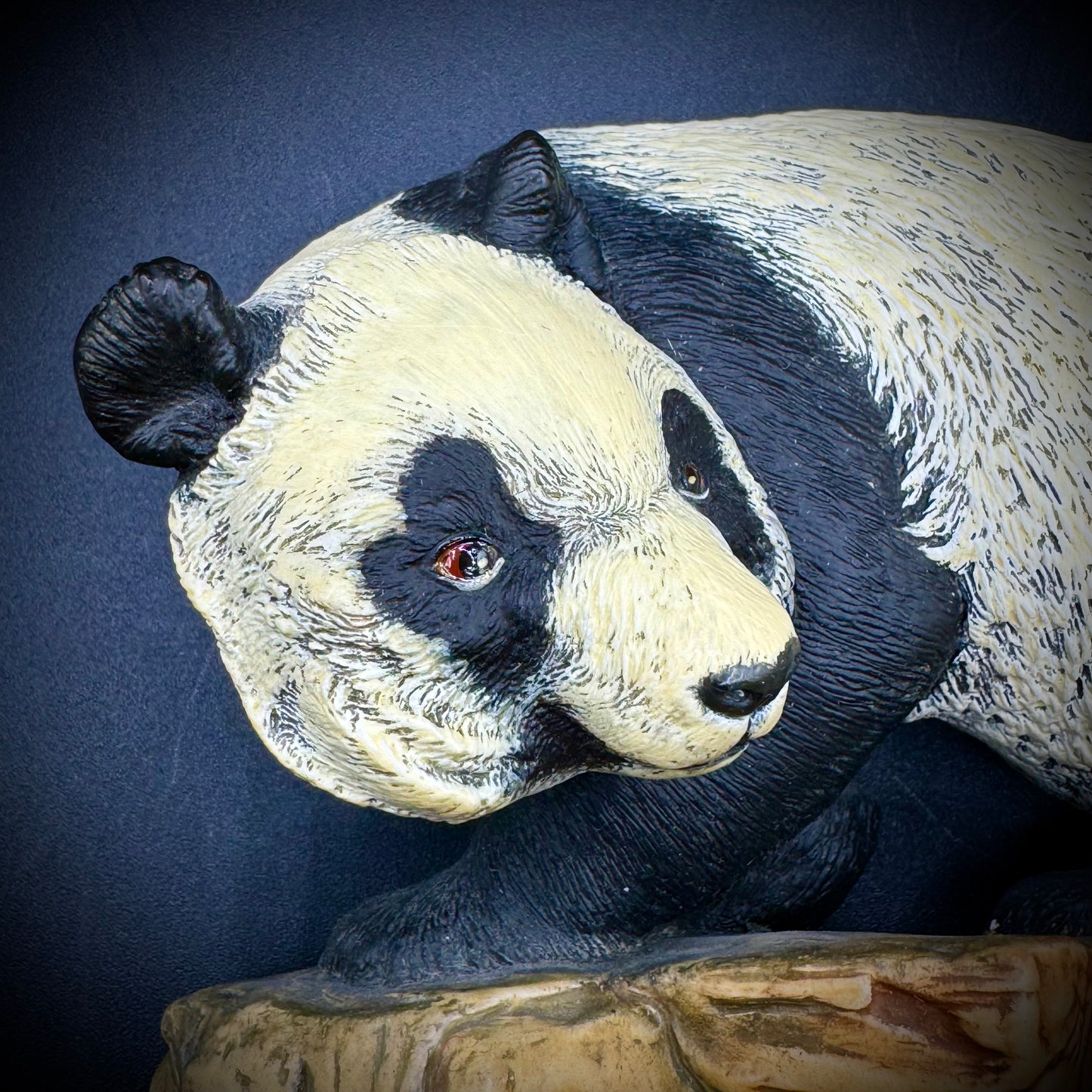 Vintage Bossons England Chalkware Panda Hanging Wall Display