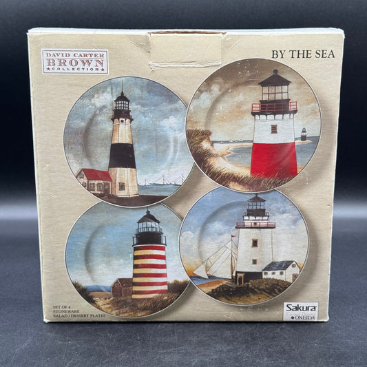 Brand New Set of 4 Lighthouse Plates