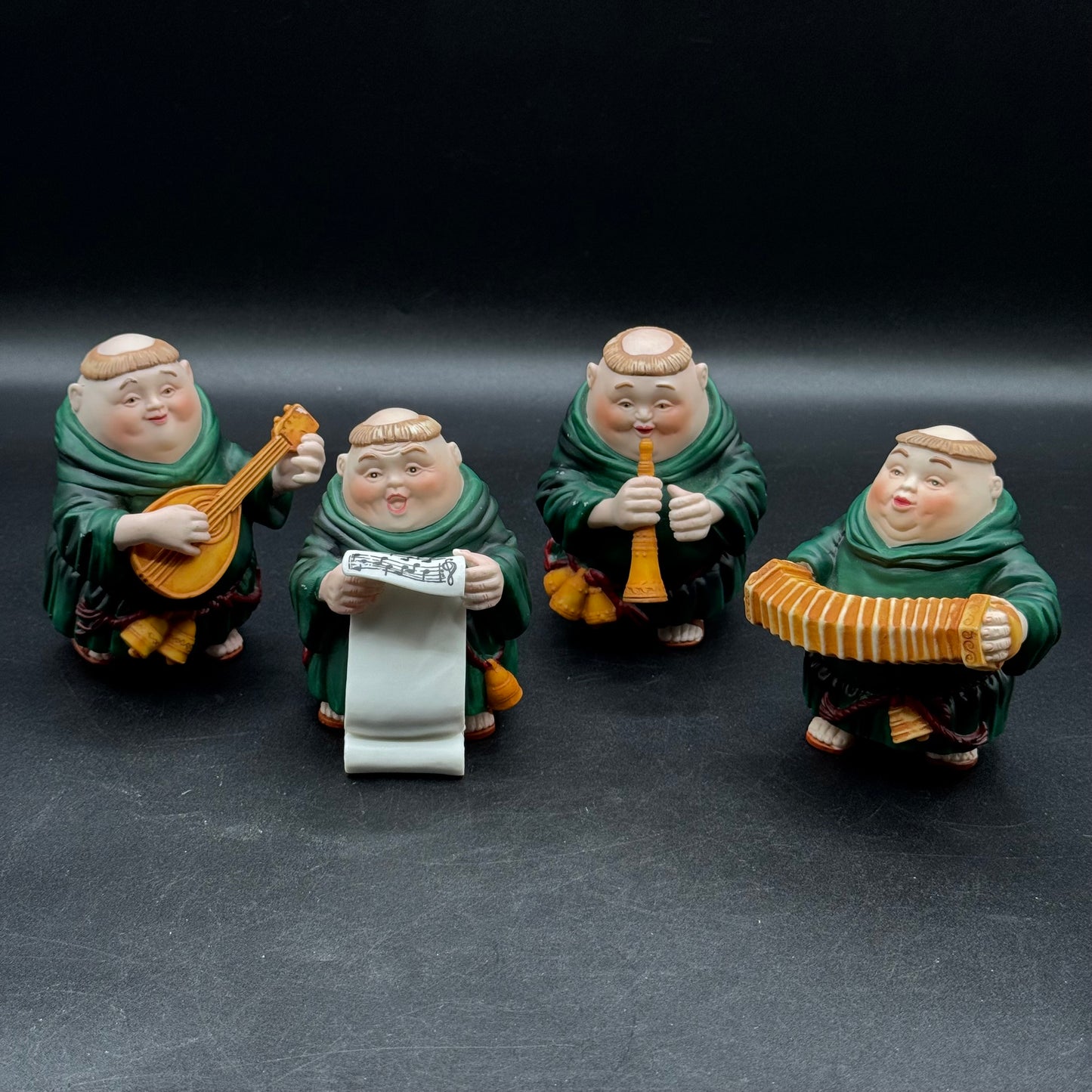 RARE Set of Singing Monks by Dept 56