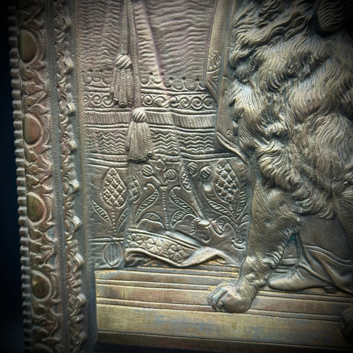 Antique Bradley And Hubbard 19th Century Bronze 3D Fine Art Wall Plaque