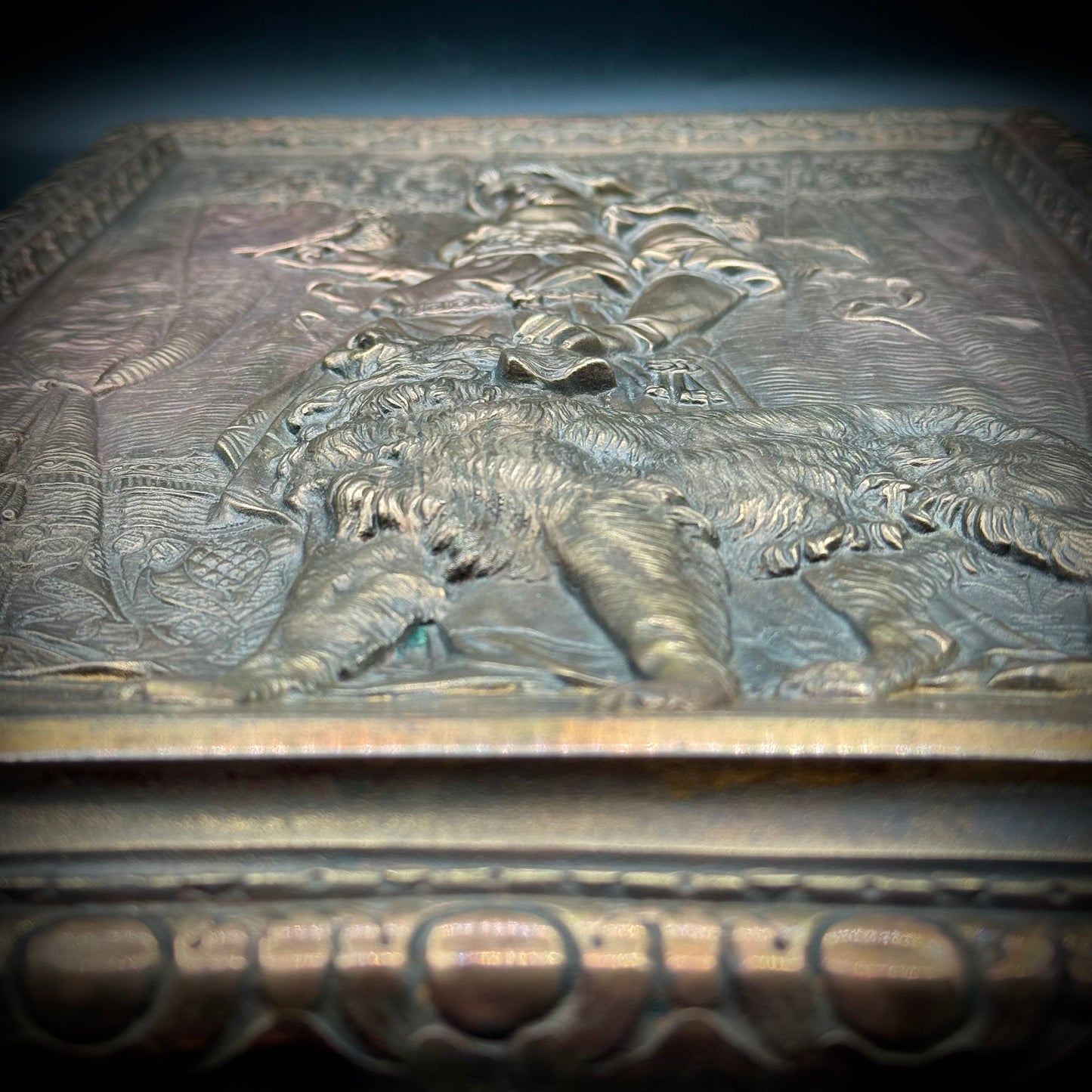 Antique Bradley And Hubbard 19th Century Bronze 3D Fine Art Wall Plaque