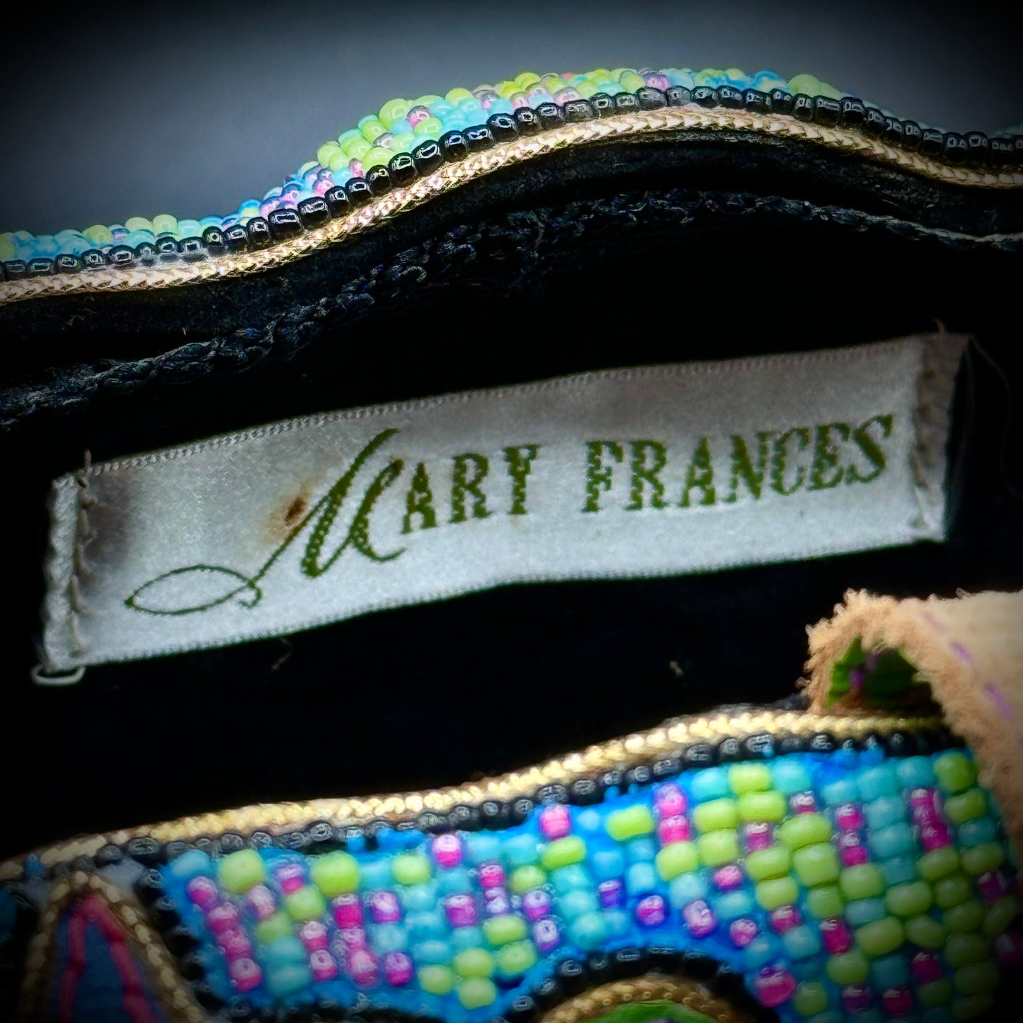 Mary Frances Beaded Designer Hardshell Purse Art Piece