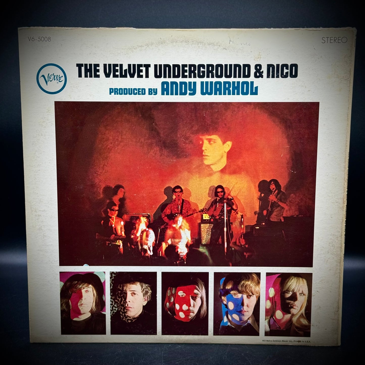 Ultra Rare The Velvet Underground Andy Warhol Banana Vinyl Album