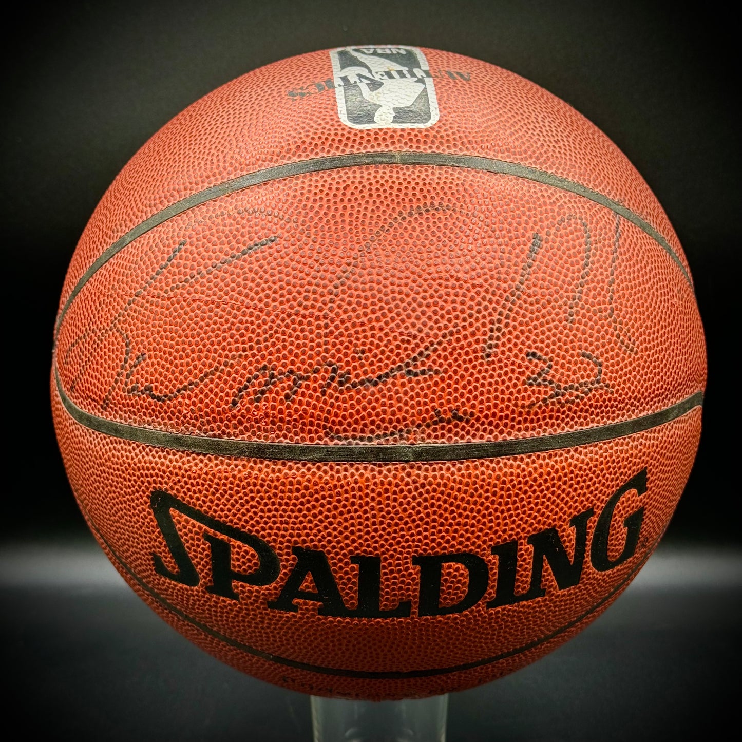 Autographed Karl Malone NBA Basketball