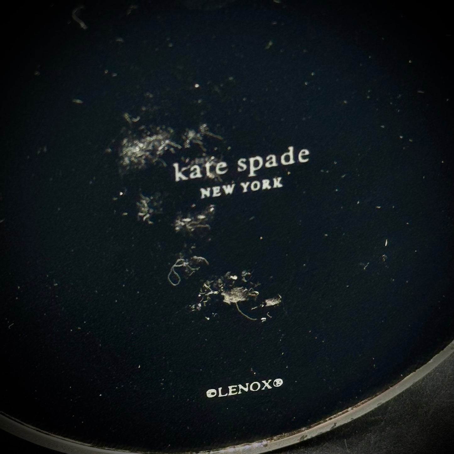 Kate Spade New York Lenox "Pippen Park" Enamel & Silverplate Drum Bank - As Found