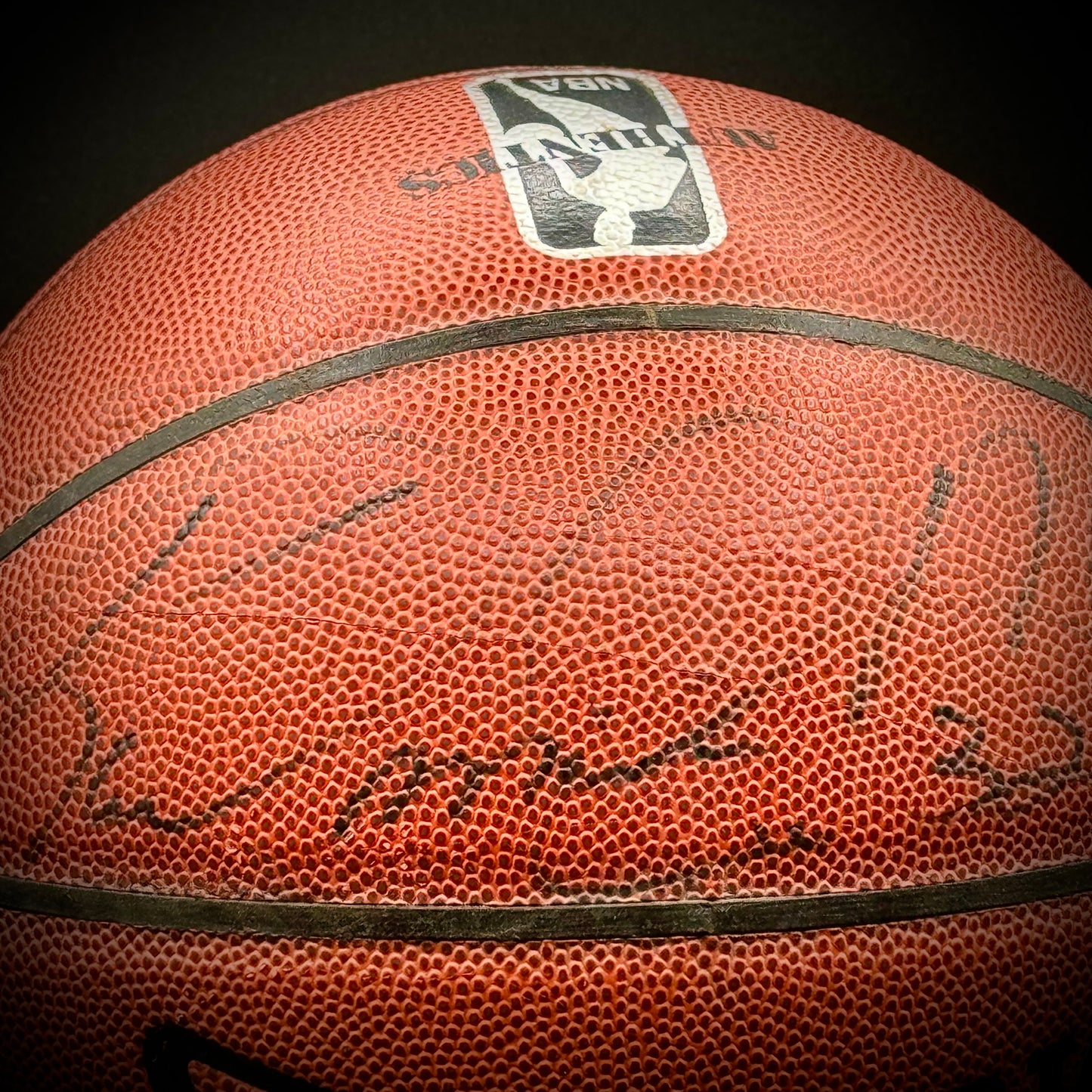 Autographed Karl Malone NBA Basketball