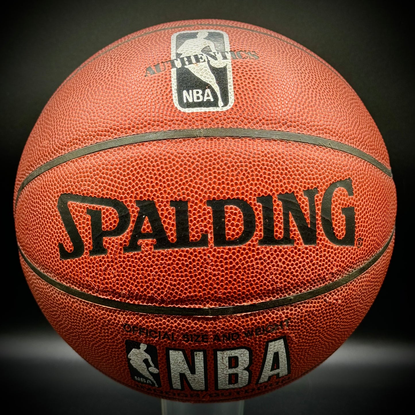 Autographed Karl Malone NBA Basketball