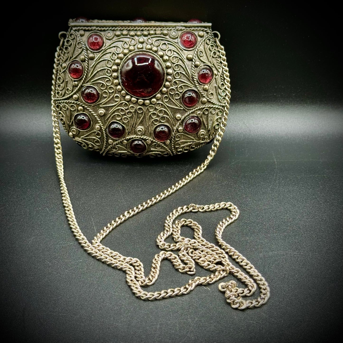 Vintage Sajai India Metal Embellished Purse