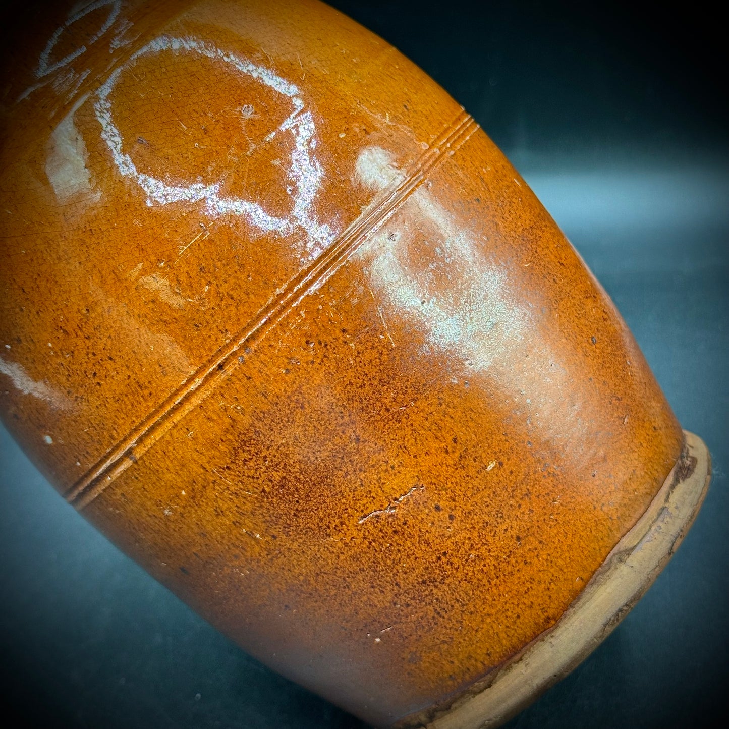 Antique Redware Jar/Crock c. 1850 Attributed to Alvin Wilcox
