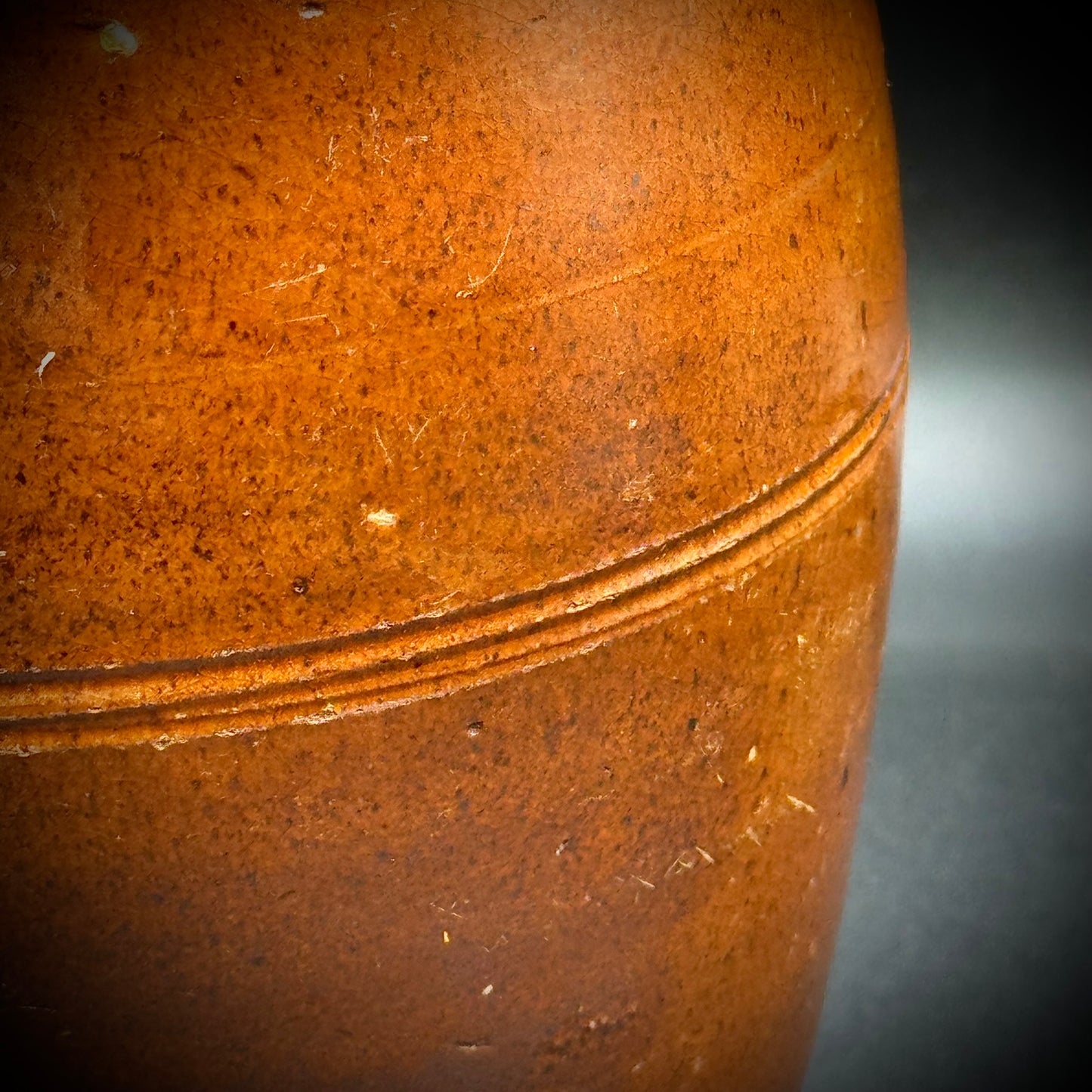 Antique Redware Jar/Crock c. 1850 Attributed to Alvin Wilcox