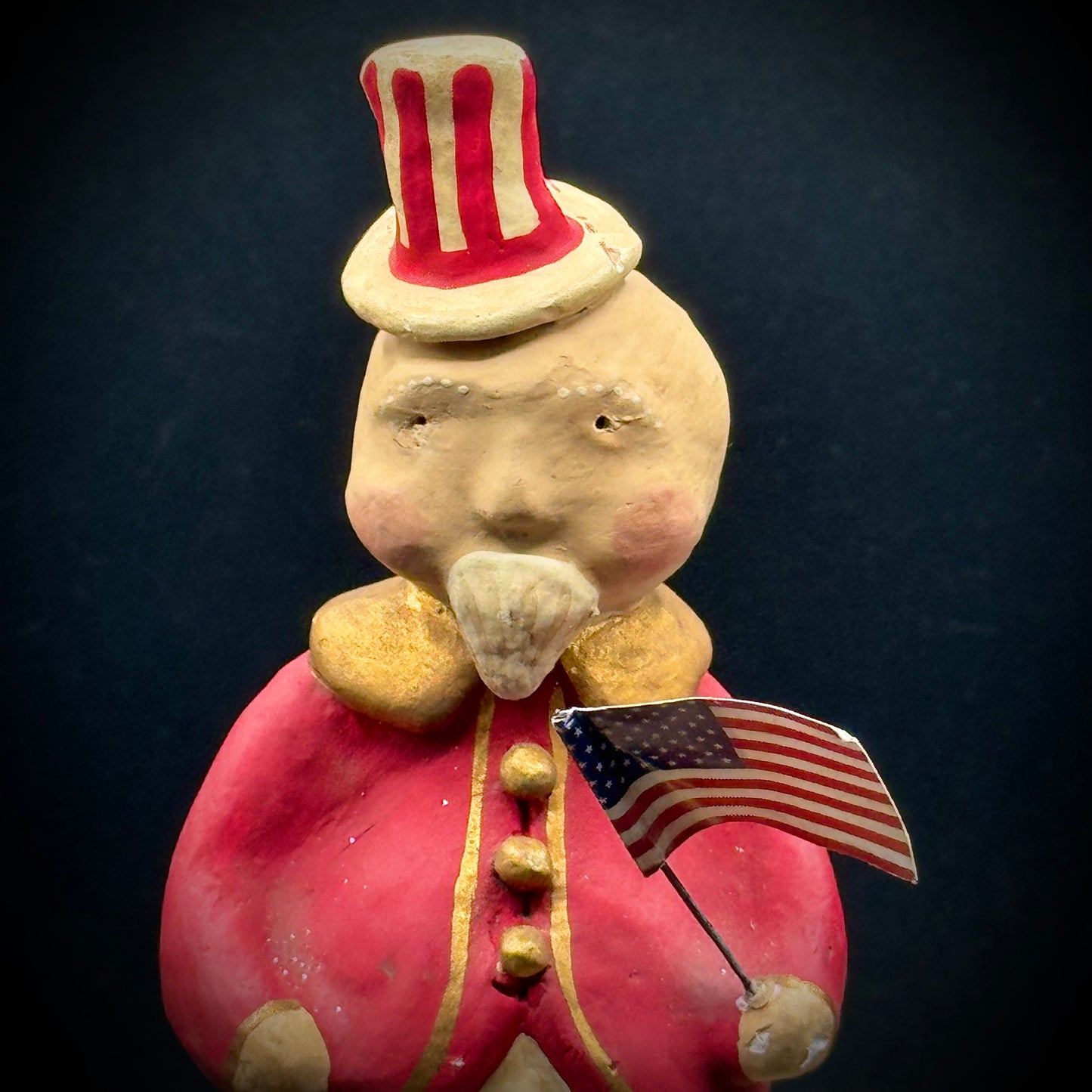 Artist Bethany Lowe Dee Foust Folk Art Uncle Sam Box