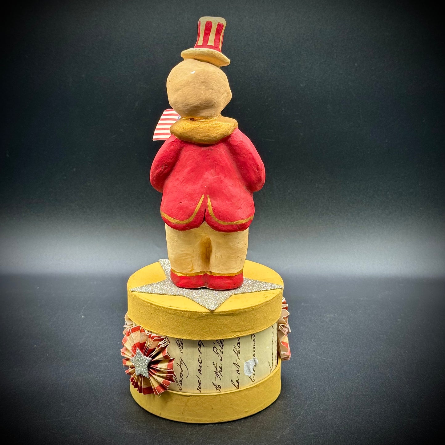 Artist Bethany Lowe Dee Foust Folk Art Uncle Sam Box
