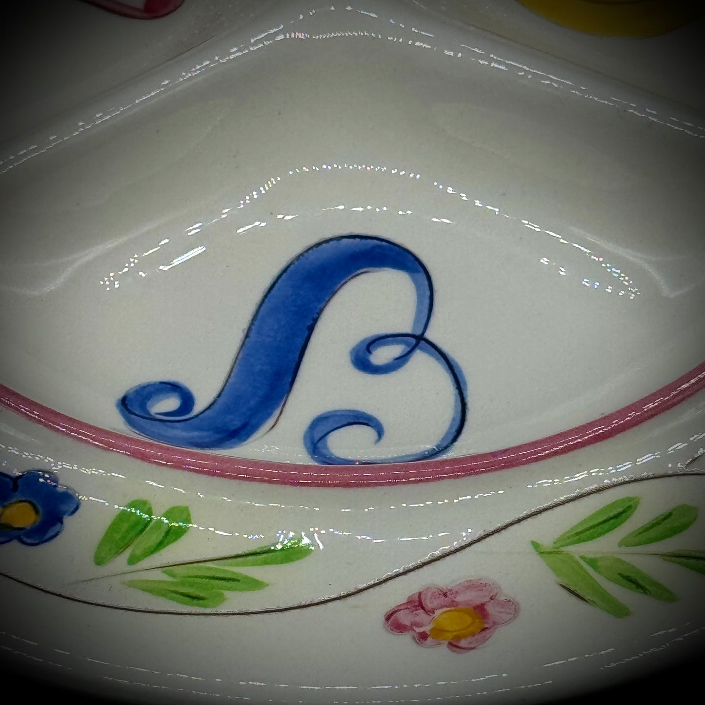 Vintage 1960s Stangl Children's Alphabet Warming Dish