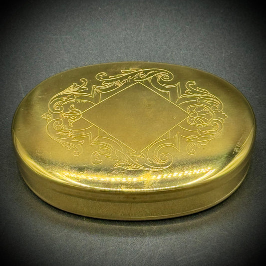 Vintage Virginia Metal Crafters Brass Williamsburg Lidded Box