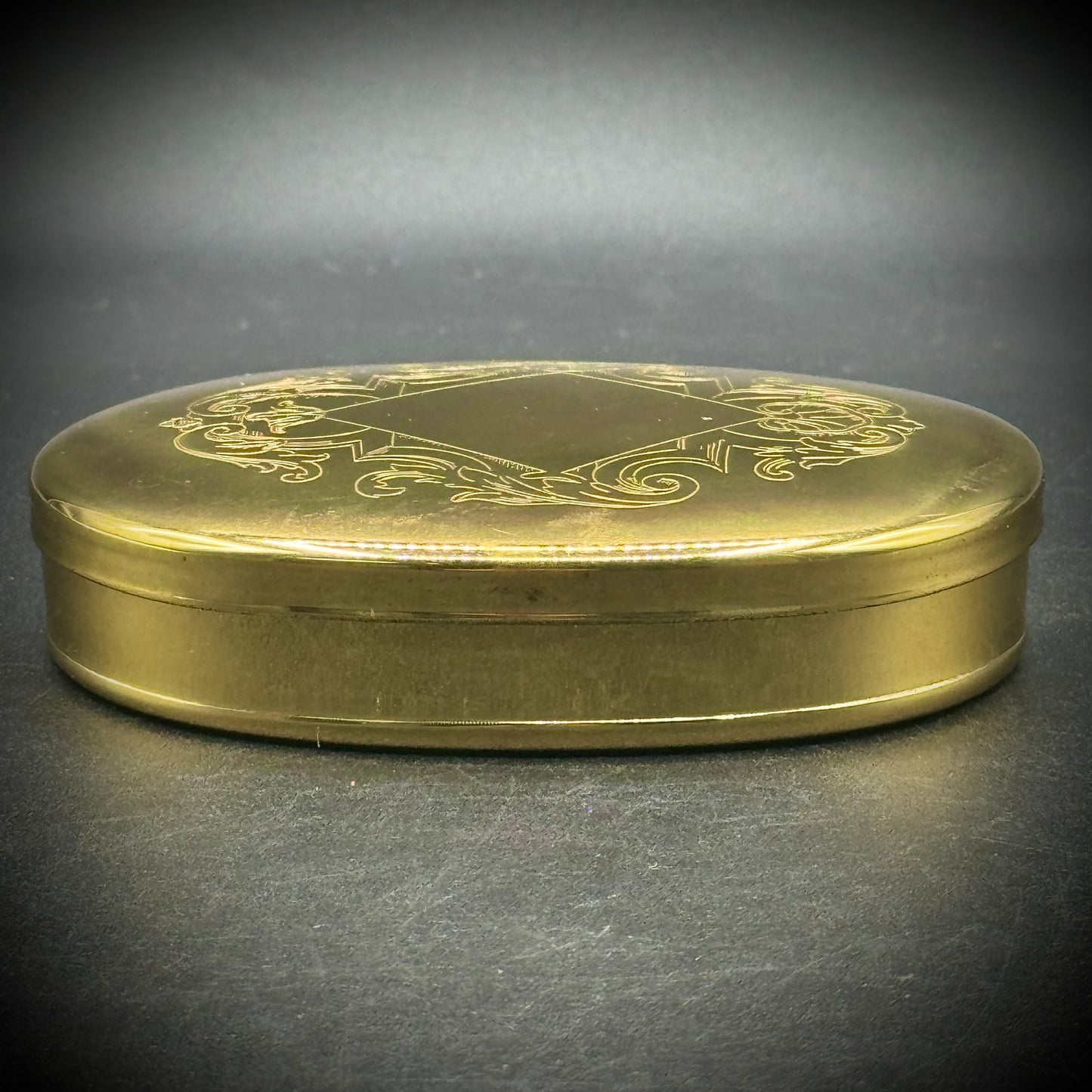 Vintage Virginia Metal Crafters Brass Williamsburg Lidded Box