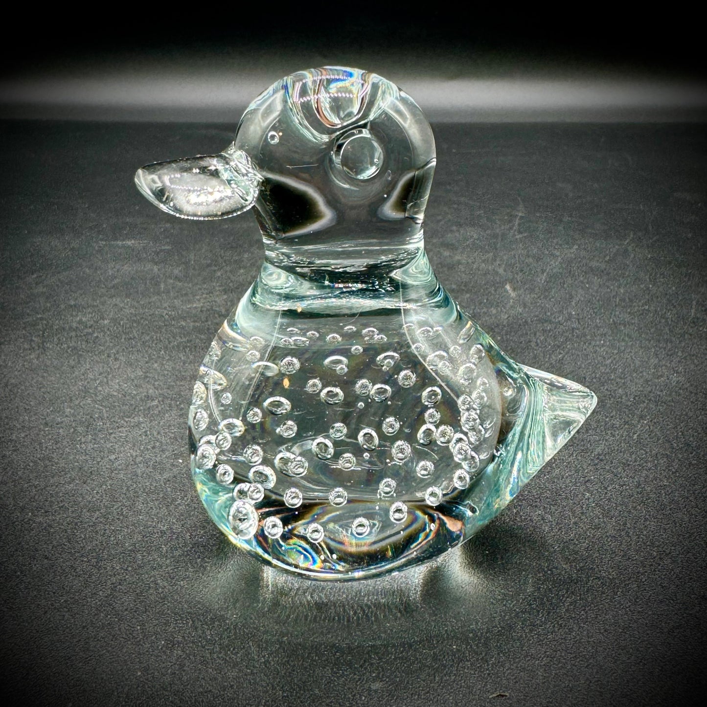 Bullicante Art Glass Duck Figurine/Paperweight