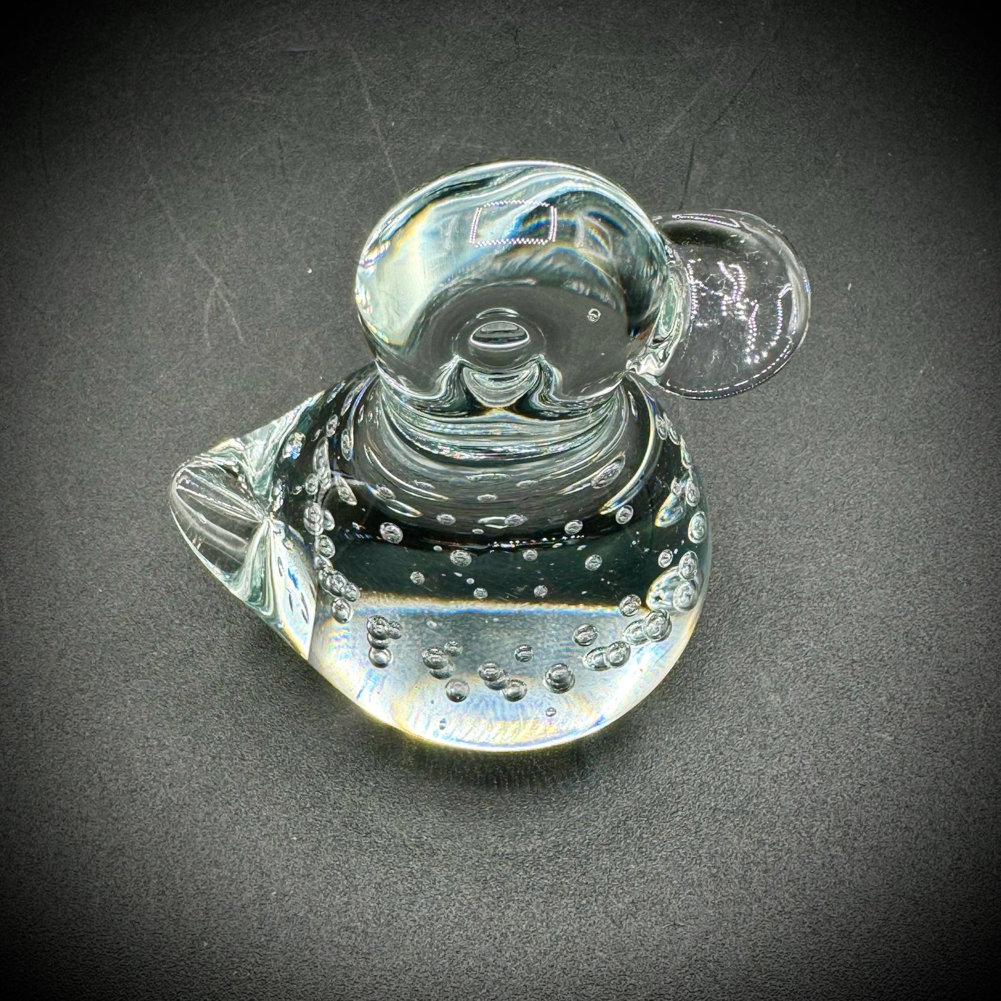 Bullicante Art Glass Duck Figurine/Paperweight